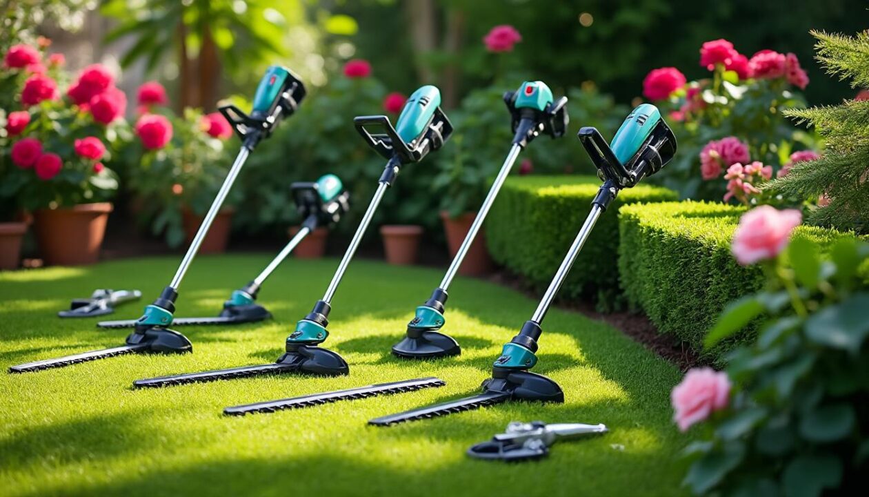 découvrez notre avis complet sur les meilleures tondeuses électriques pour entretenir votre jardin et vos fleurs avec précision et facilité.